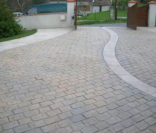 Béton empreinte à Dijon