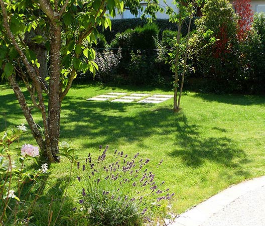 jardin avec terrasse en bois, photo 32