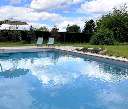 piscine liner gris