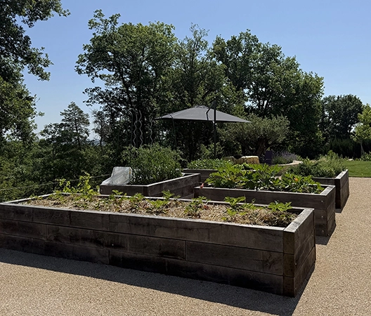 Bac potager en bois