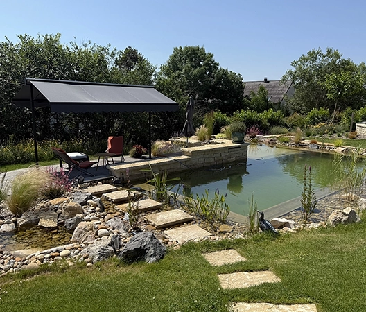 Baignade naturelle et ponton