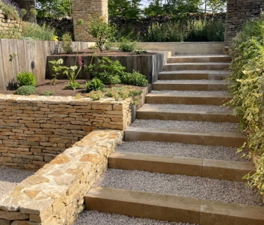 Escalier jardin